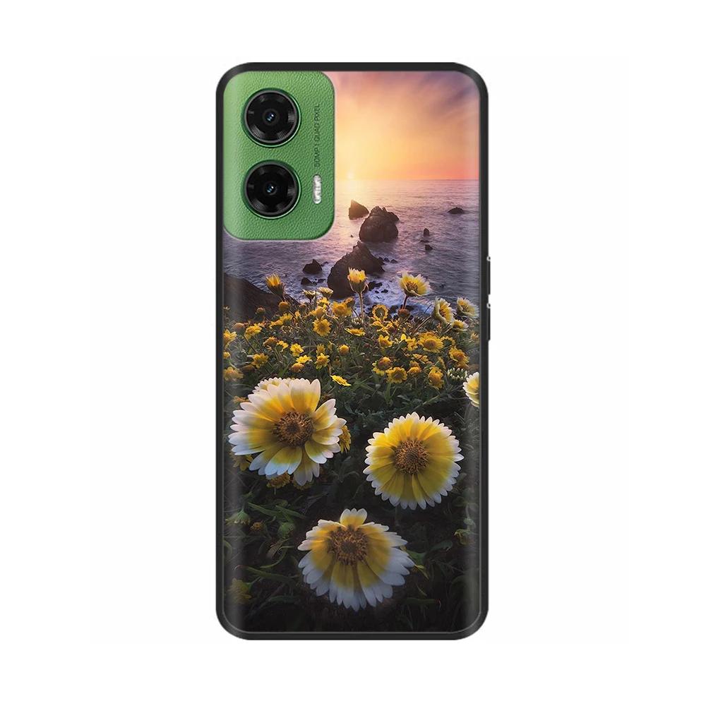 Für Motorola Moto G35 5G Hülle G 35 Niedlich Weiches Silikon Anti-Fall Hohe Qualität Schutzhülle für Moto G35 XT2433-5 MotoG35