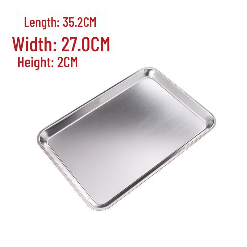 304 Stainless Steel Rectangular Serving Tray