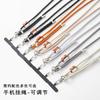 Adjustable Woven Crossbody Neck Phone Lanyard With Clip Pad