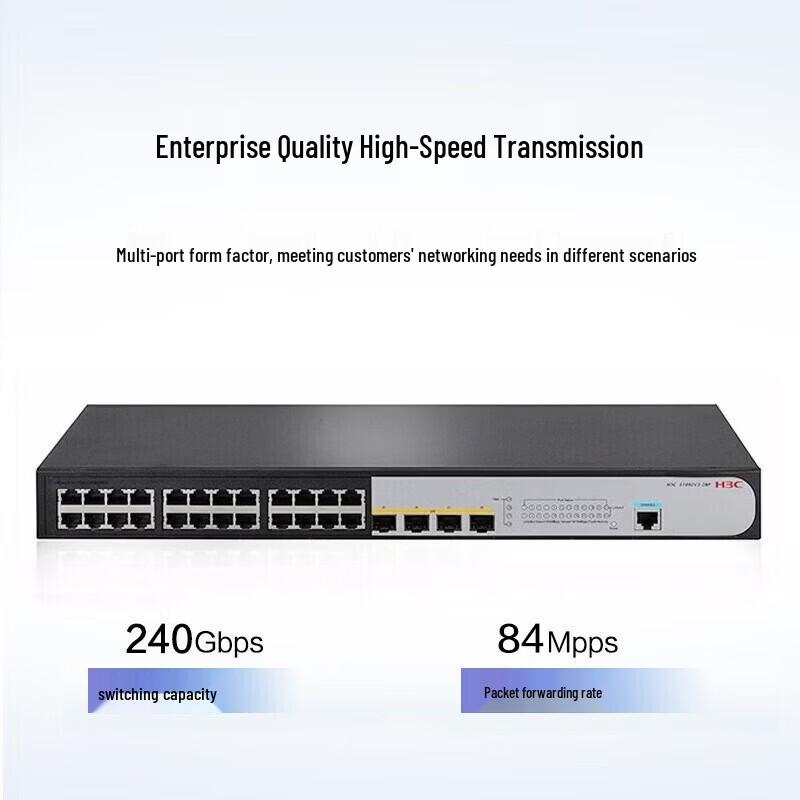 H3C S1850V3-28P-EI Managed Gigabit Enterprise Network Switch