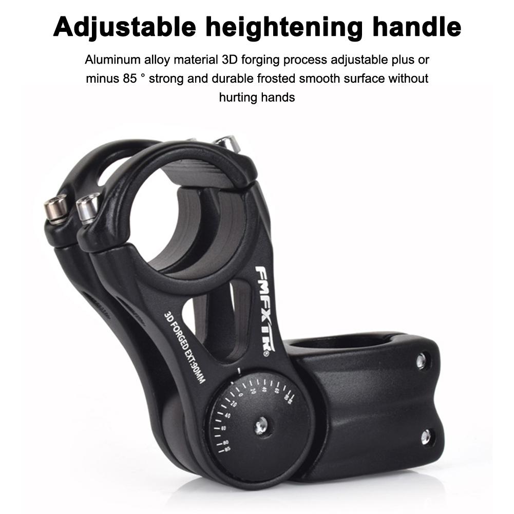 Buy Mountain Bike Adjustable Handlebar Stem Riser Bicycle Stem Extender