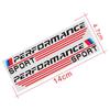2pcs Performance Sport Sticker Vinyl Car Side Wing Rearview Mirror Badge Auto Part Decoration for BMW X1 X3 X4 X5 X6 X7 E46 E90