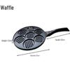 "Non-Stick Maifan Stone Omelette Pan - 4-Hole Mini Breakfast and Pancake Pan"