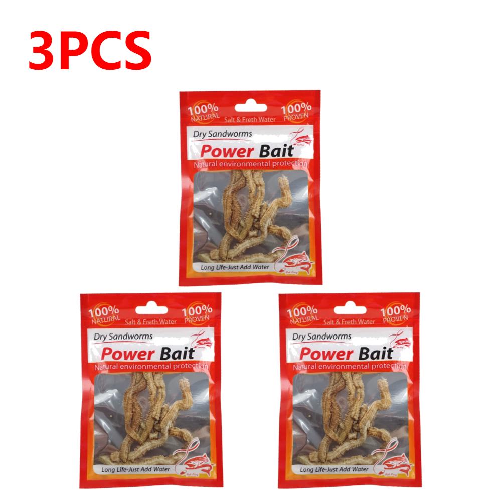 30-1Pcs Artificial Sea Worms Fishing Bait Lifelike Dry Lugworm Sandworms Saltwater Freshwater Soft Smell Fishing Lures Bait
