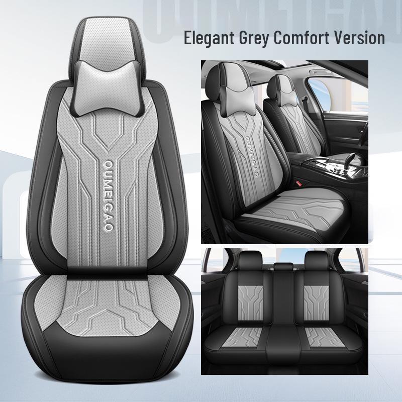 Universal Full Leather Car Seat Cushion for All Seasons
