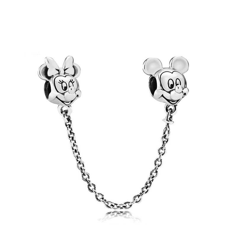 New Miniso Mickey And Minnie Series Charm Beads Original Ideal For Bracelet Donald Duck Beads Charm Women's Fine Jewelry