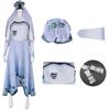 Women Bride Emily Cosplay Wedding Dress Corpse Emily Costume Dress Wig Veil Ghost Bride Suit for Halloween Party