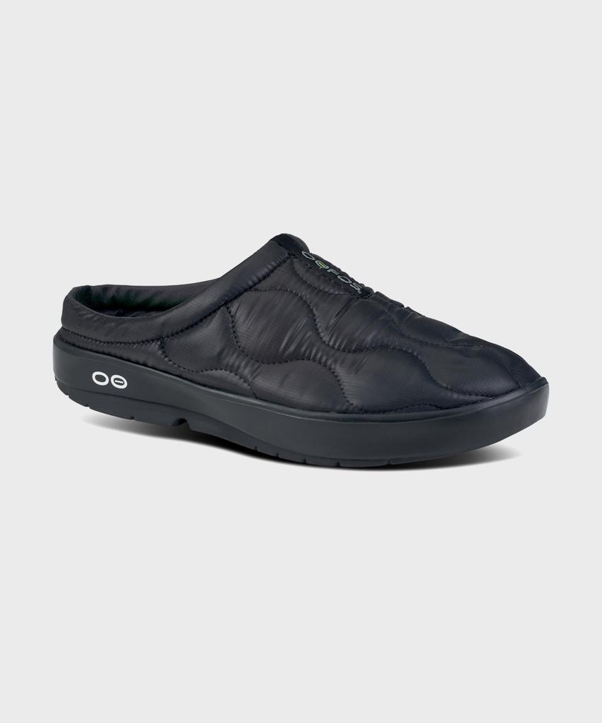 Oofos [Oocoozie Thermo Mule] Black Men'S Mules