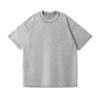 T-shirt Lavata Retrò Fiocco di Neve 230g, Stile Europeo e Americano, Puro Cotone, Vestibilità Larga Girocollo Pullover, T-shirt Uomo Pesante.