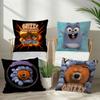 Cartoon Grizzy und die Lemminge Personalisierte Kissenstaubabdeckung Schlafzimmer Kinder Party Dekoration Kissenbezug Geburtstag Kinder Geschenk