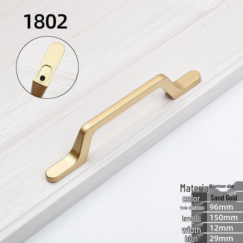 Modern Minimalist Gold Nordic Cabinet & Drawer Handles