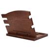 Wood Phone Docking Station Desk Storage Bracket Key Holder Wallet Stand Watch   for Man Woman Birthday Gift