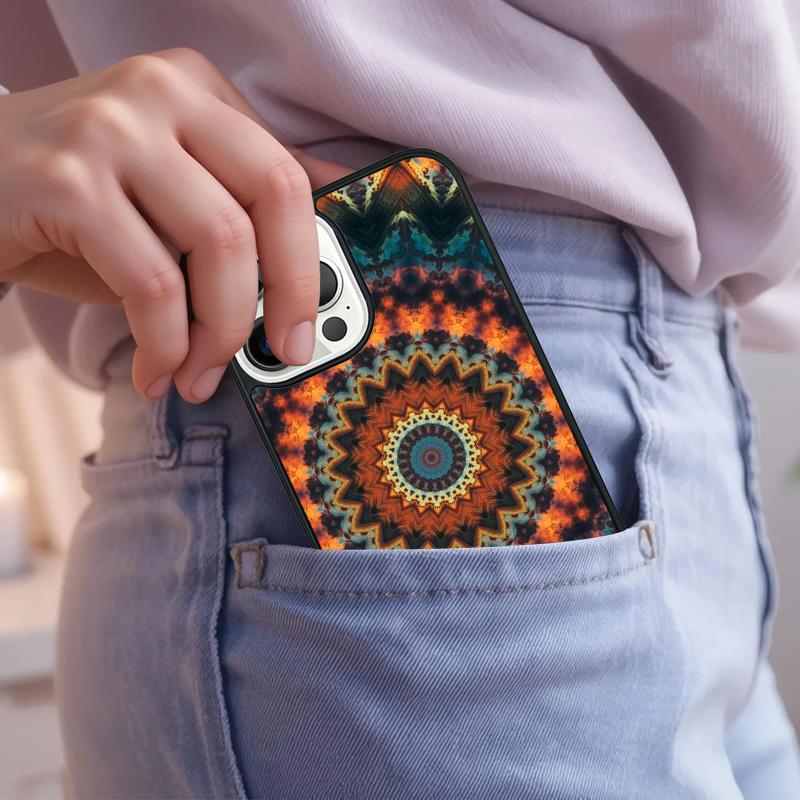 Indian Pattern Mandala soft Phone Case For iPhone 17 Air 15 16e 14 13 Pro Max Coque 12 11 Pro Max PLUS cover