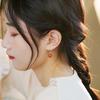 Southern Red Agate Peach14K Gold-plated Earrings and Ear Clips with a Niche, Trendy Vibe for Women