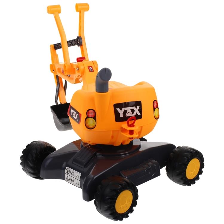 Kolesové otočné rypadlo Jízdní stroj s pohyblivým lžící