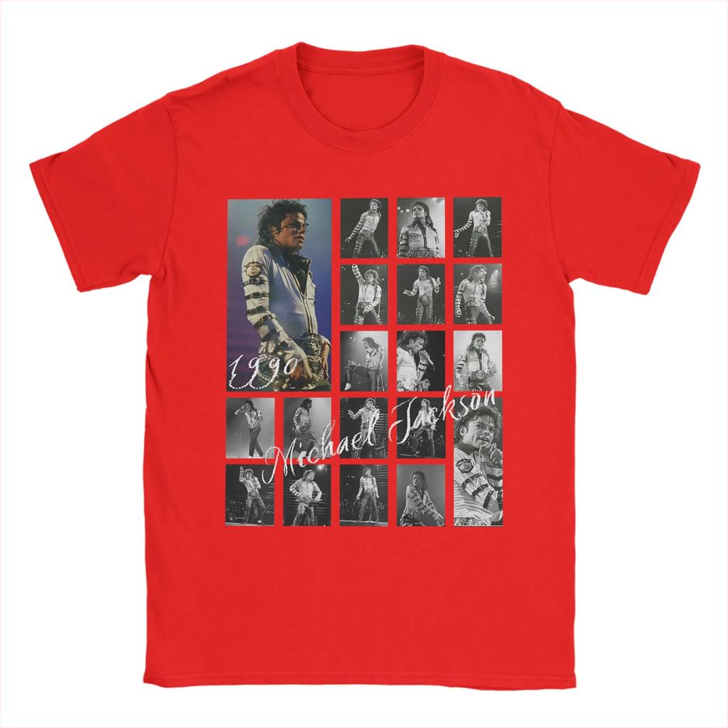 Michael Jackson Dancer T-Shirt Summer Fashion T Shirts Pure Cotton Comfortable 4XL 5XL 6XL Top Tees Short Sleeve Y2K Tshirt