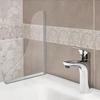 4pcs Transparent Acrylic Splash Guards Kit Bathtub Sink Durable Plastic Anti-Splash Barrier Bathroom Shower Corner Water Guard