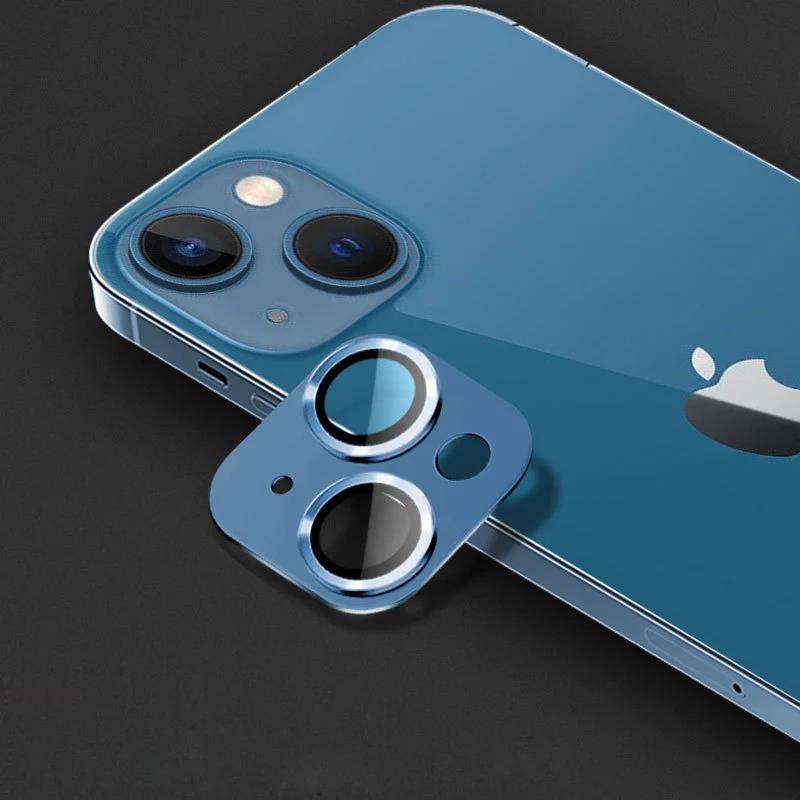 For IPhone 14 15 16Pro Max Metal + Glass Lens Protective Cover For IPhone 14 Plus 12 13 Mini 11 Pro Max Camera Protector Film 4