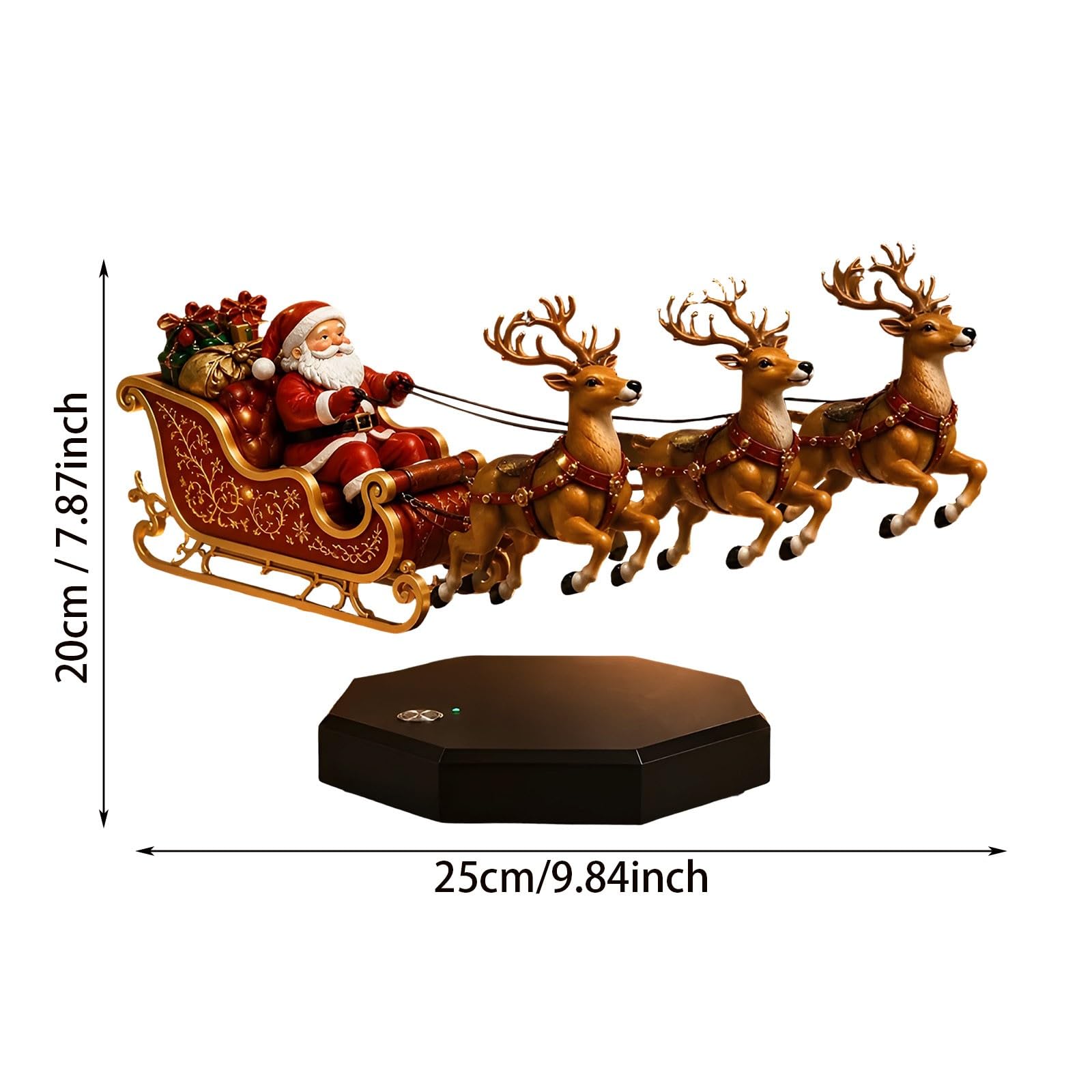 Floating Santa Sleigh, Santa`s Flying Sleigh