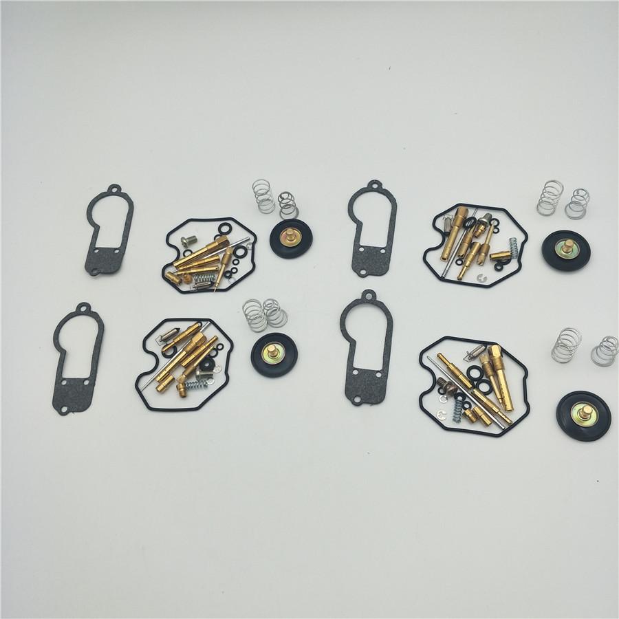 4 Set Carburetor Repair Kit with Air Cut Off Valve Jets Fit For Honda CB650 1980