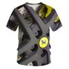2025 Cross border Foreign Trade New 3D Printed Men's Round Neck Short Sleeve Casual T-shirt