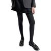 Vintage Chain Twist Striped Pattern Cotton Tights for Women Breathable Leggings Spring Fall Opaque Pantyhose Stockings