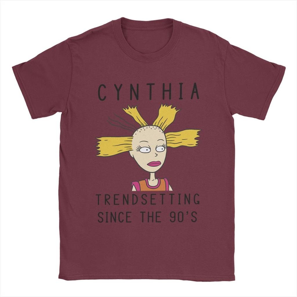 Trendsetter Cynthia Rugrat T Shirts Men's Pure Cotton Novelty T-Shirts Crewneck Tees Short Sleeve Clothing Birthday Present