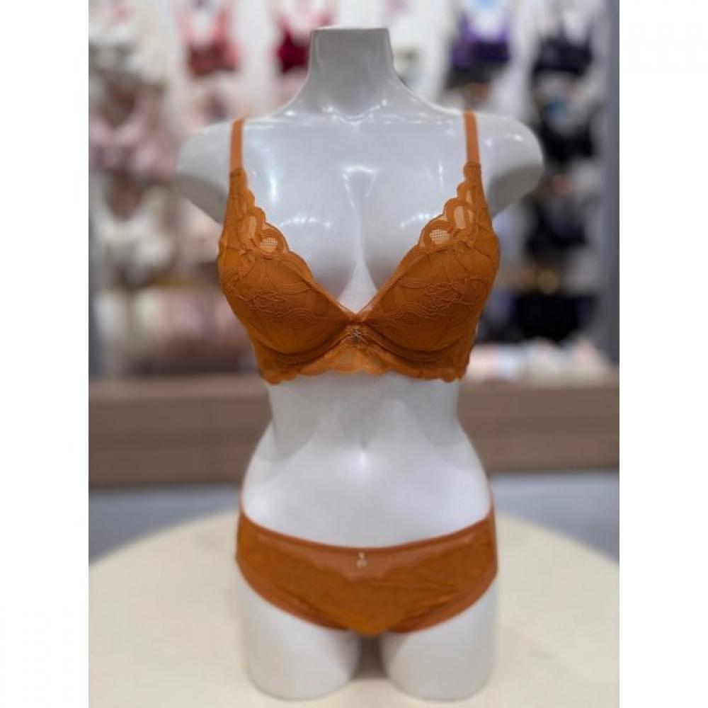 

Triumph Dreaming Ribbon 2.0 Mustard Bra And Hipster Set Tewbr711tewbp711br 80C/100