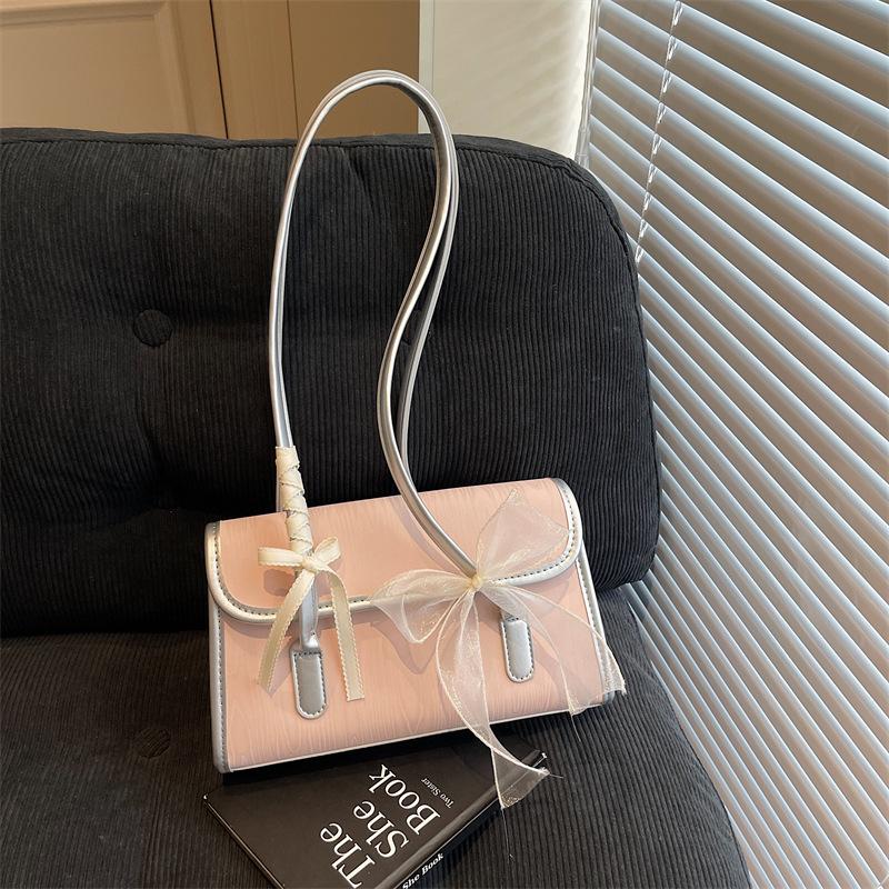 

Нишевая женская сумка, новая простая сумка-боулинг через плечо, сумка большой вместимости