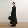 Less 2025 Autumn A-Line Retro Midi Skirt