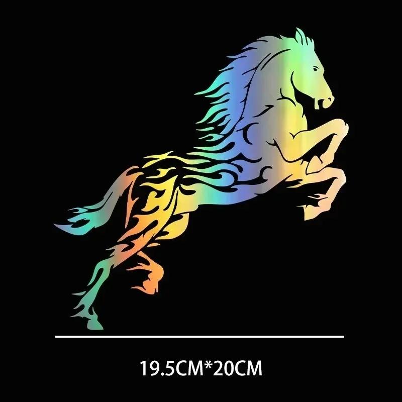 Handsome Horse Car Sticker Waterproof Vinyl Decal DIY Car Accessories Pegatinas Para Coche for Vehicle Styling