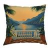 Plant Pillowcase Short Plush Bohemian Cushion Cover Ins Decorative Throw Pillow Cover