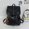 Schoolbag new fashion trend European and American style large capacity Internet celebrity backpack retro backpack anti-theft backpack