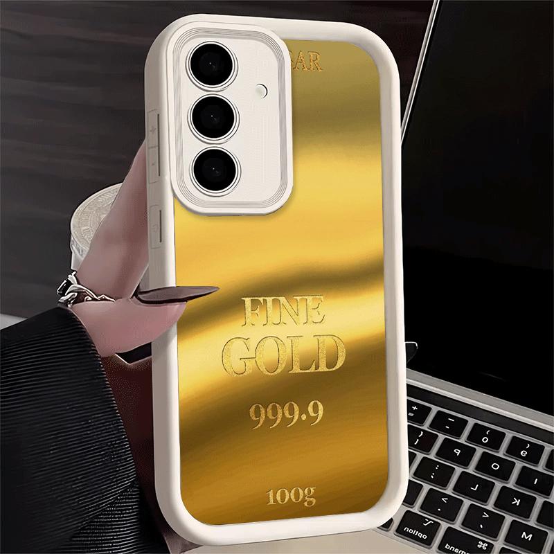 Phone Case for Samsung Galaxy A17 A16 A15 A14 A13 Fine Gold Pattern Printing A56 A36 A26 A55 A35 A25 A54 A34 A24 A53 A33 A23 A07