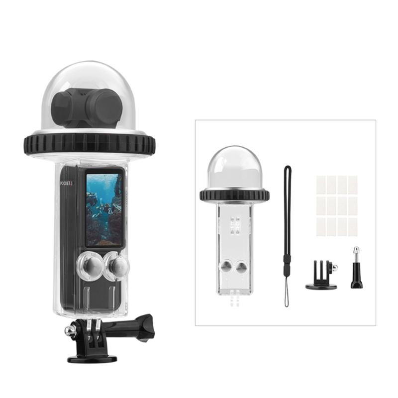 Camera Waterproof Case PC Underwater Camera Cover 40M Depth Camera Waterproof Case For Pocket 3 Diving Protective Cover