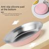 Breitmundige Edelstahl-Hundenapf Anti-Rutsch-Silikonboden Katzenfutter Näpfe Stapelbar Kippsicher Hundefutter Schale Mehrere Haustiere