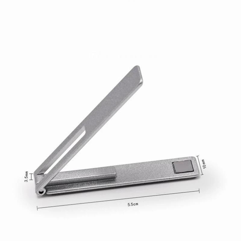 Metal Folding Phone Stand Adjustable Portable Desktop Holder Universal for Mobile Phones Student Online Class Use