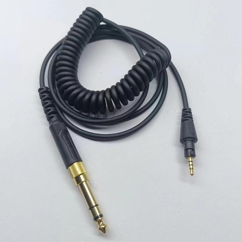 Spring Cable for HDJCUE1/HDJCUE1BT/HDJX5/HDJX7 Headphone Repair Cable Uninterrupted Sound Experience 250cm/98.43inch