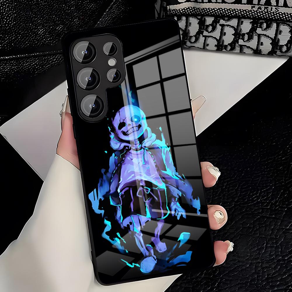 Sans Undertale Phone Case For Samsung A25 A13 A33 5G A54 A36 A35 A56 A52 A14 Shockproof Glass Cover