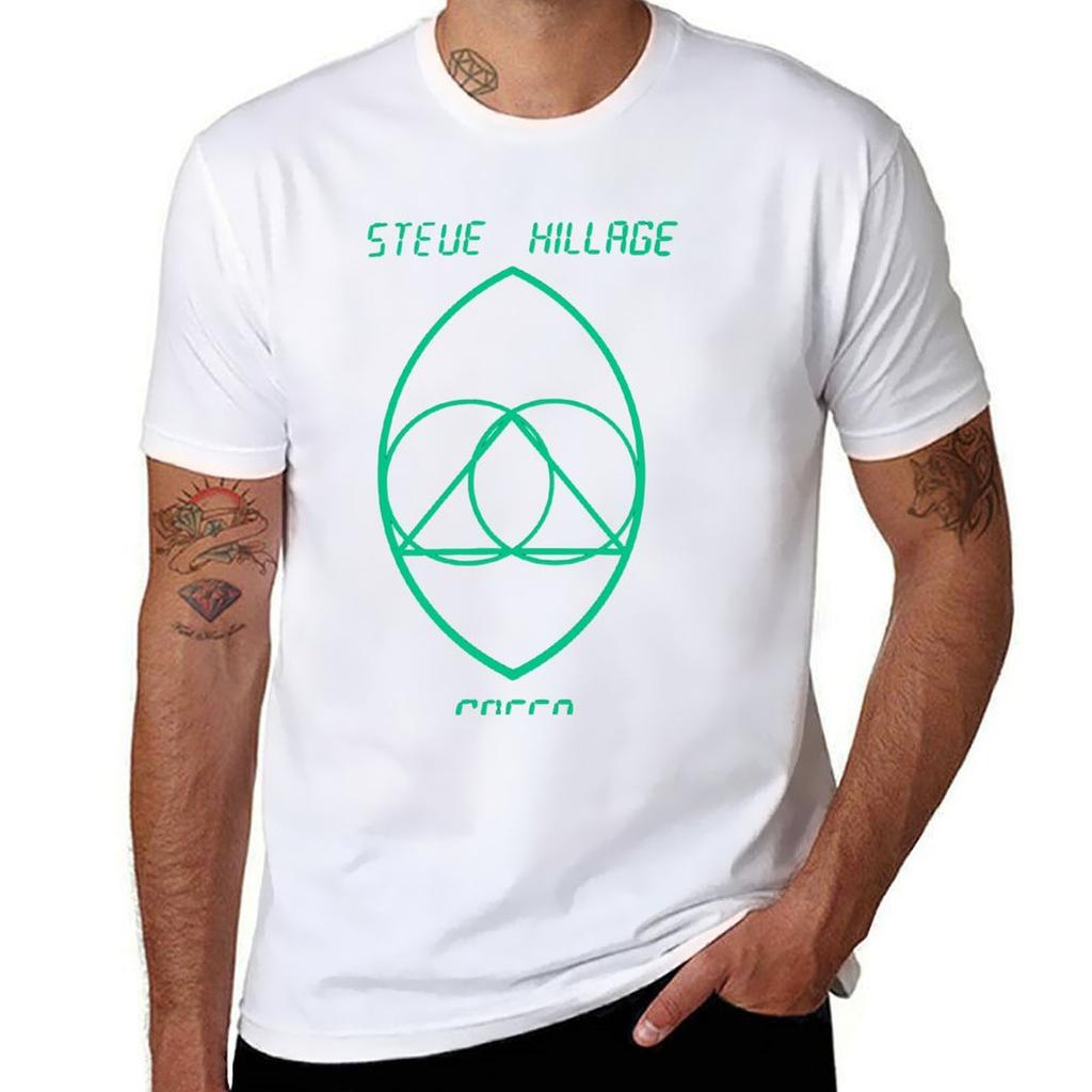 Hillage Green T Shirt Essentiel T-Shirt Sports Fans Anime Hippie Clothes Boys Animal Print Mens Big and Tall T Shirts