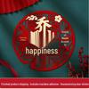 Housewarming Fu Character Door Sticker Set for New Home Ceremony and Decor