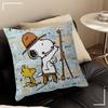 Cartone animato S-Snoopys Cane carino   Federa per cuscino 30x50 Poliestere Cuscini da divano Cuscini decorativi da lancio Decorazione per la casa Federa