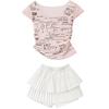 Children's Jazz Dance Costume Girls Sweet Cool Children's Catwalk JAZZ Women's Troupe Vest Girls Street Dance Costume Summer