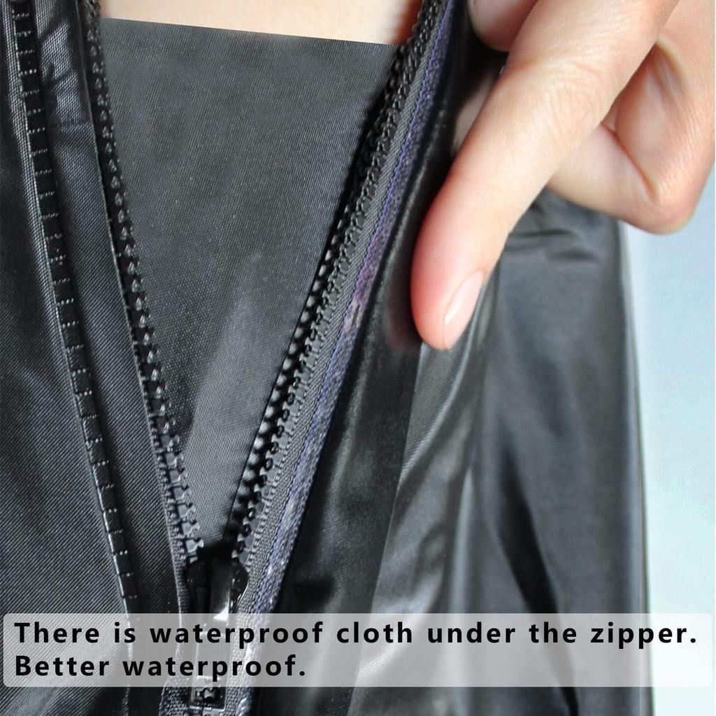 Waterproof Shoe Covers, Thickened Rain Boot Shoe Cover Reusable & Foldable Non-Slip With Reflector For Men Women