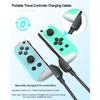 Tragbares Joy-con USB-Ladekabel Kurz für Nintendo Switch Controller mit LED-Anzeige Ersetzt Joy-con Ladestation, Reise-Ladekabel