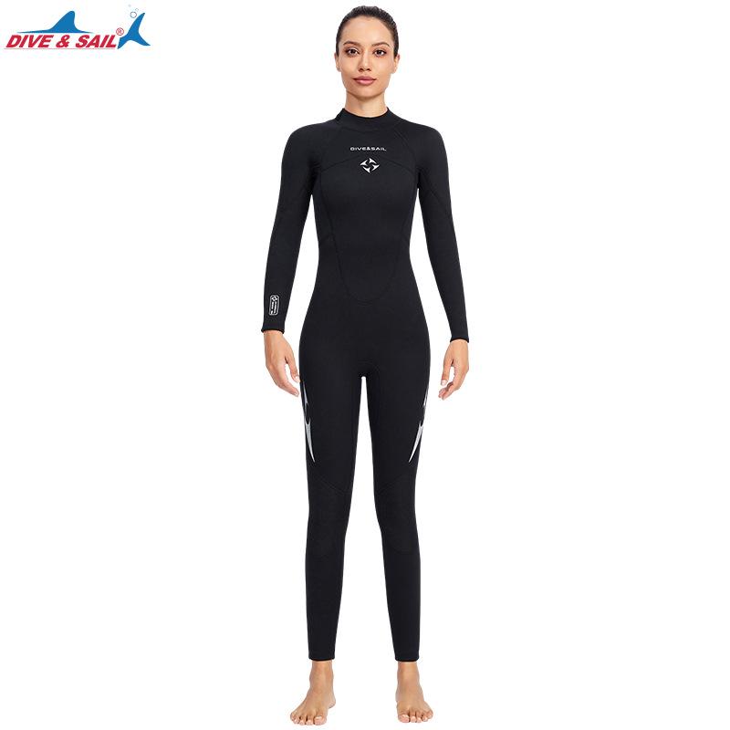 DIVE&SAIL 3MM Unisex Long-Sleeve Wetsuit for Diving & Surfing