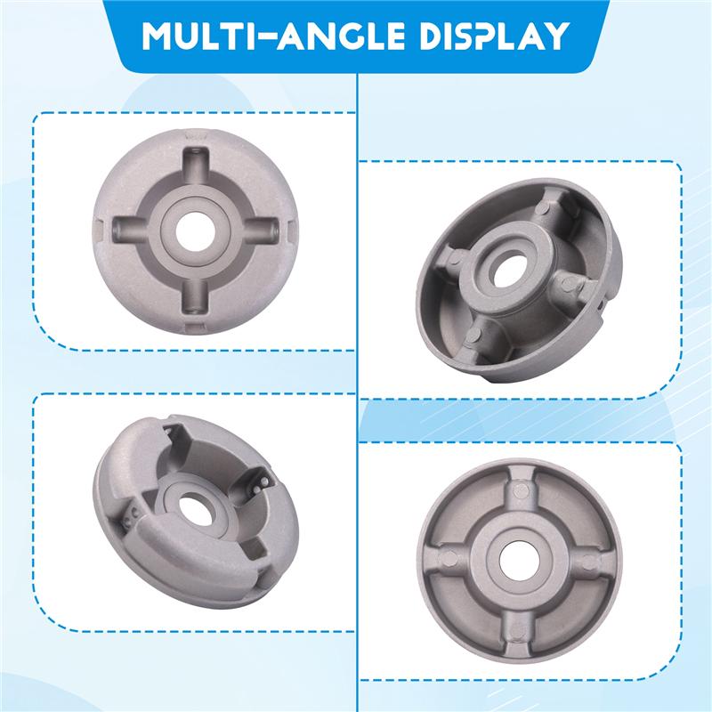 

HHO-1Pc Universal Aluminum Alloy Lawn Mower Head Mower Head With Nylon Steel Lawn Mowing Line Lawn Mower Replacement Parts