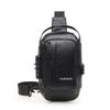 Men's Chest Bag Oxford Shoulder Crossbody Bag Waterproof USB Combination Lock Riding Bag