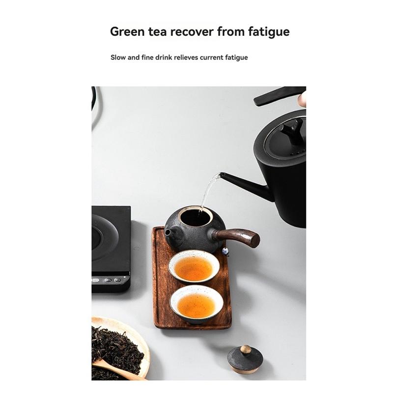 

A95I-220V Electric Coffee Pot 6Temperature Settings 1000W Ultra High Speed Boiling Kettle A EU Plug чорний