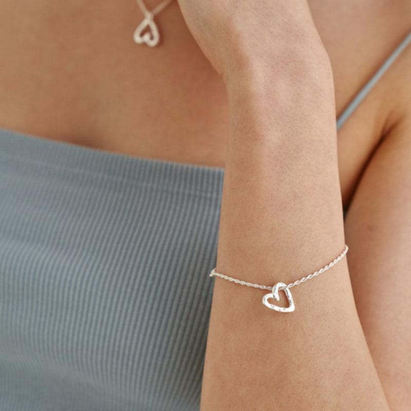Liersi Bumpy Heart (m) Rope Chain Bracelet
